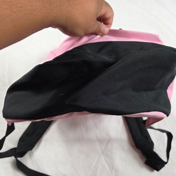 Jacks Quality Surf Goods Pink Backpack Casual Lightweight Outdoors School - Picture 3 of 14